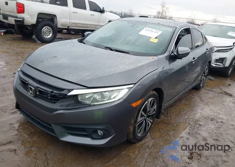 2017 Honda Civic Ex-L from USA, damaged, VIN 19XFC1F70HE000899